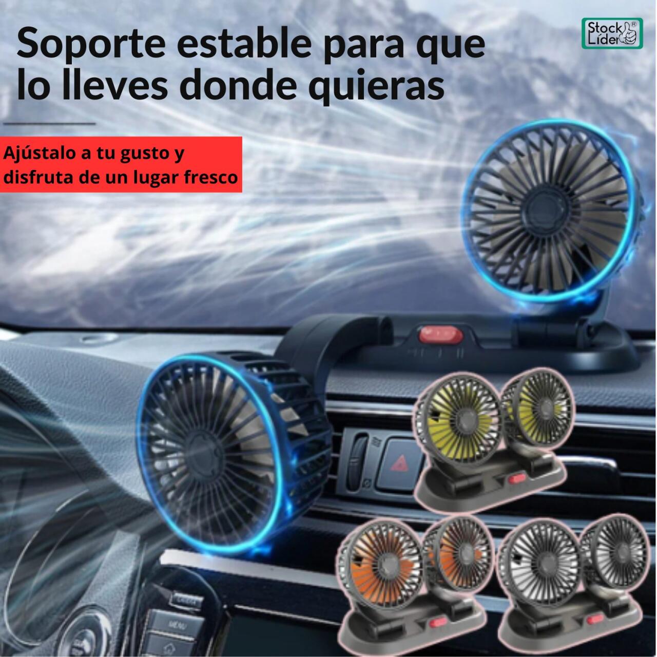 Ventilador Doble USB