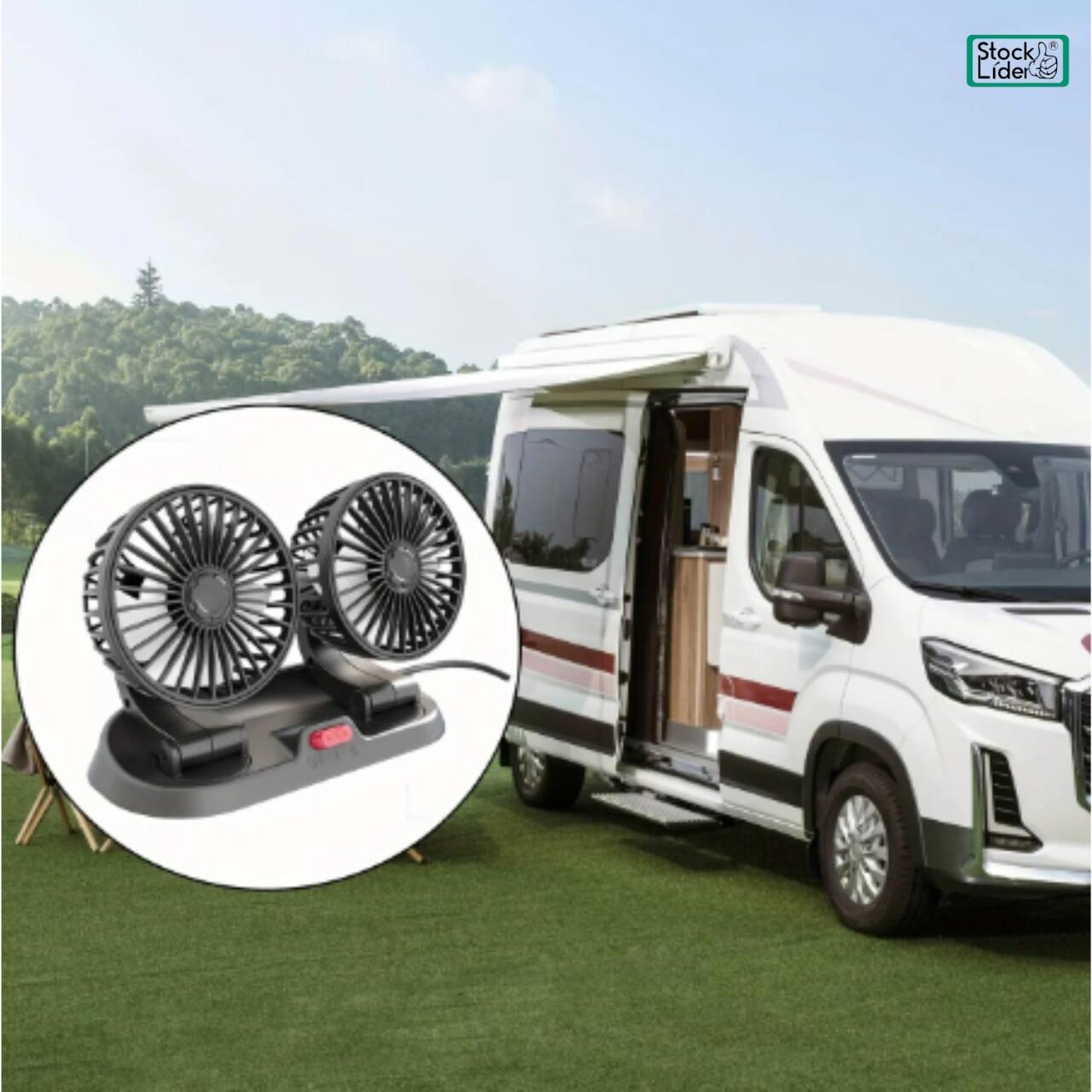 Ventilador Doble USB